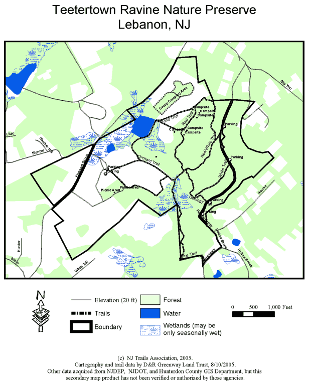 Teetertown Ravine Nature PreserveNew Jersey Trails Association