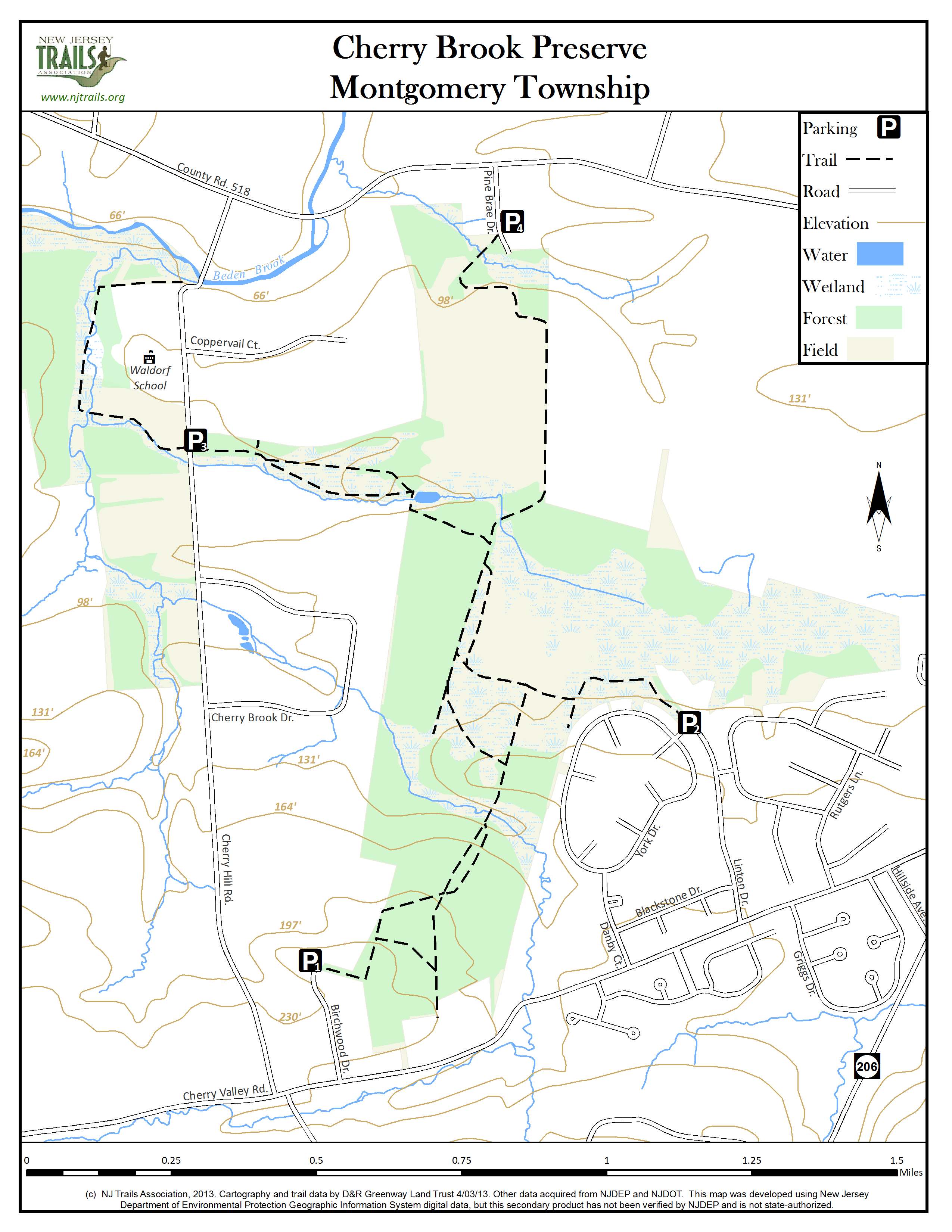Cherry Brook Preserve New Jersey Trails Association