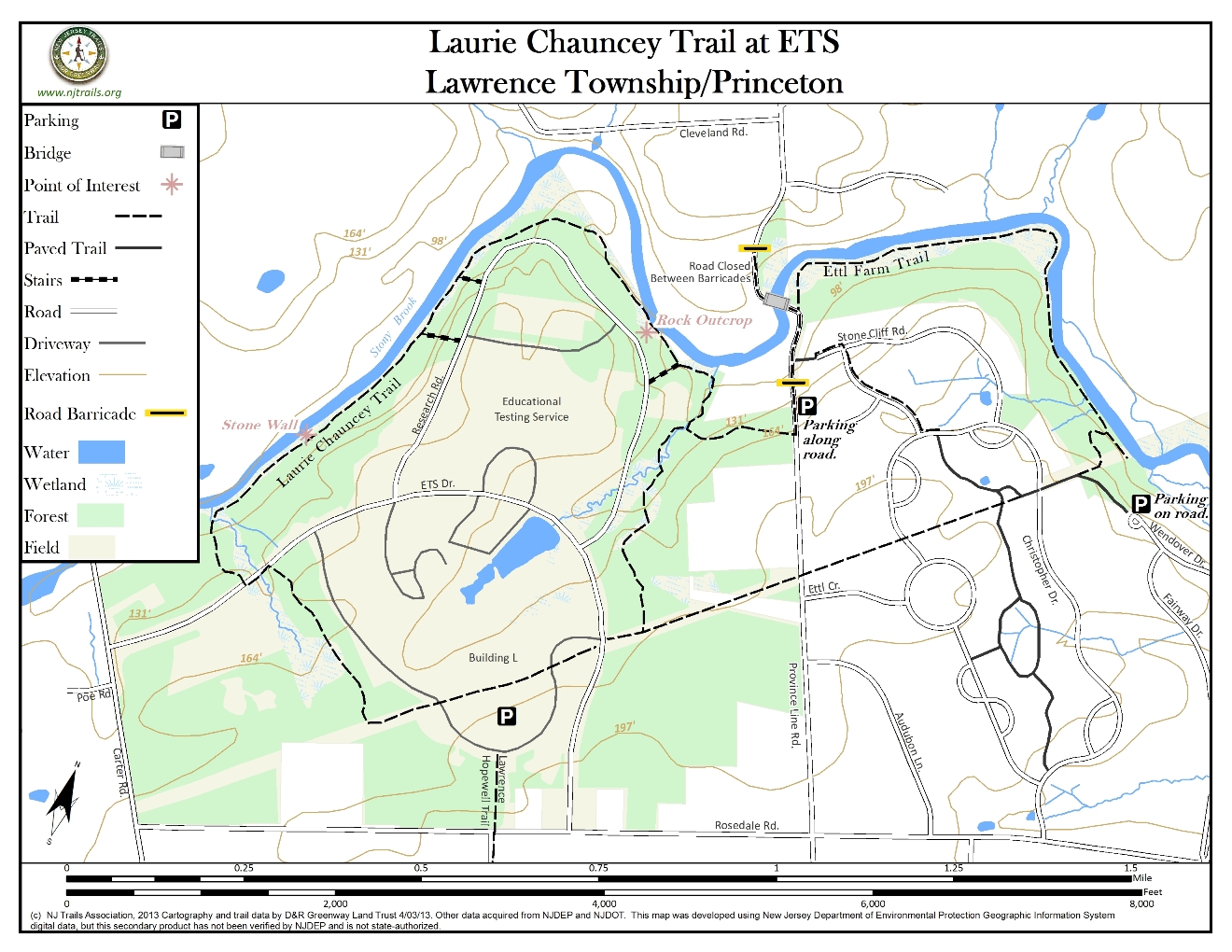 Laurie Chauncey Trail at ETS