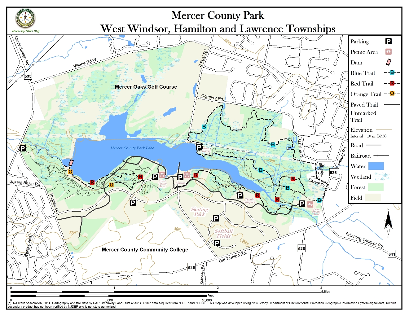Mercer County Park New Jersey Trails Association